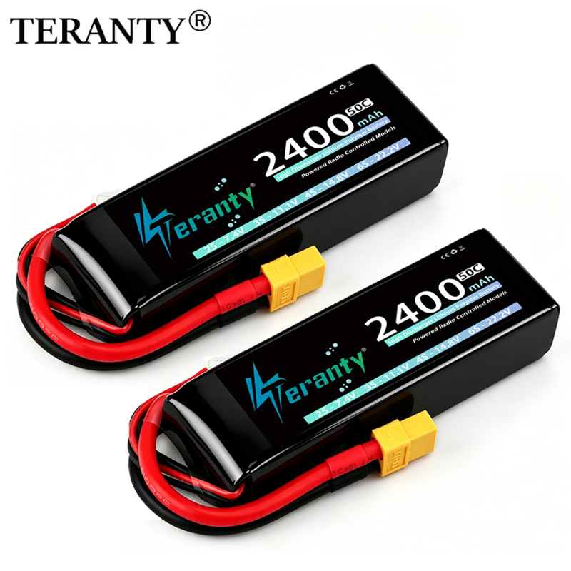 Drone Battery Connector - TERANTY 3S 2200/2400/2600mAh Lipo Battery 11.1V