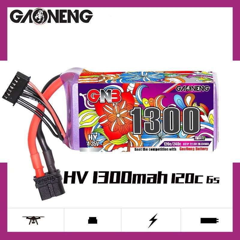 2Pcs GNB 6S Lipo Battery 22.8V - Drone Battery Plate recension och pris