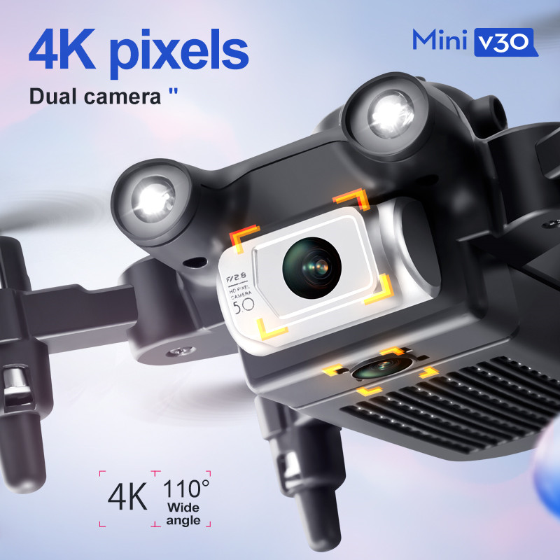 Mini V30 WiFi FPV Drone With 4 - Drone Battery Case recension och pris