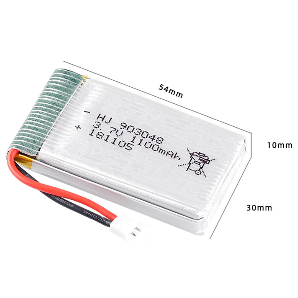 3.7V 1100mAh 903048 Lipo Batte - Drone Battery Lipo recension och pris