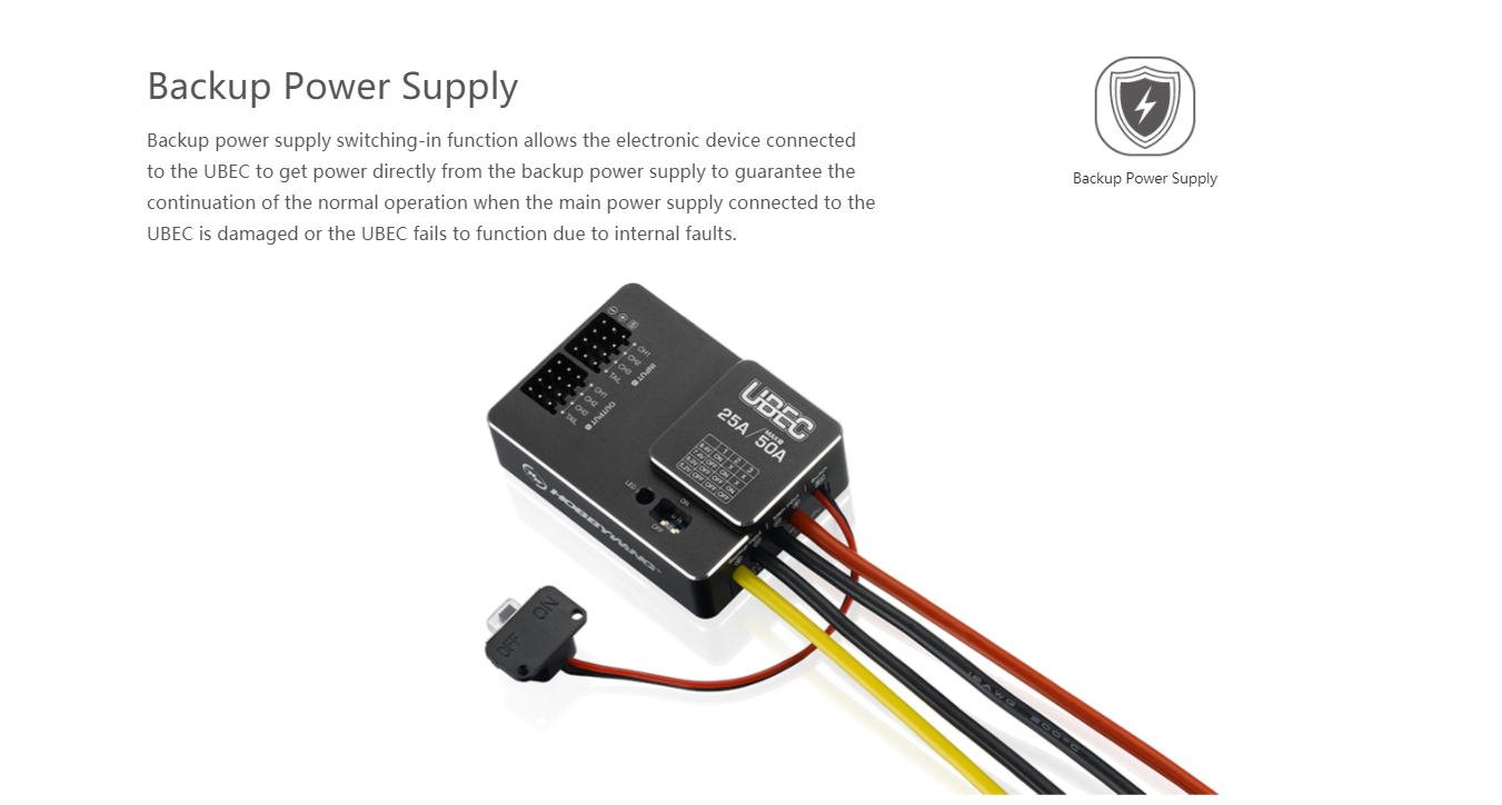 Hobbywing UBEC 25A 3-18S 10A 2 - Drone Battery High Voltage recension och pris