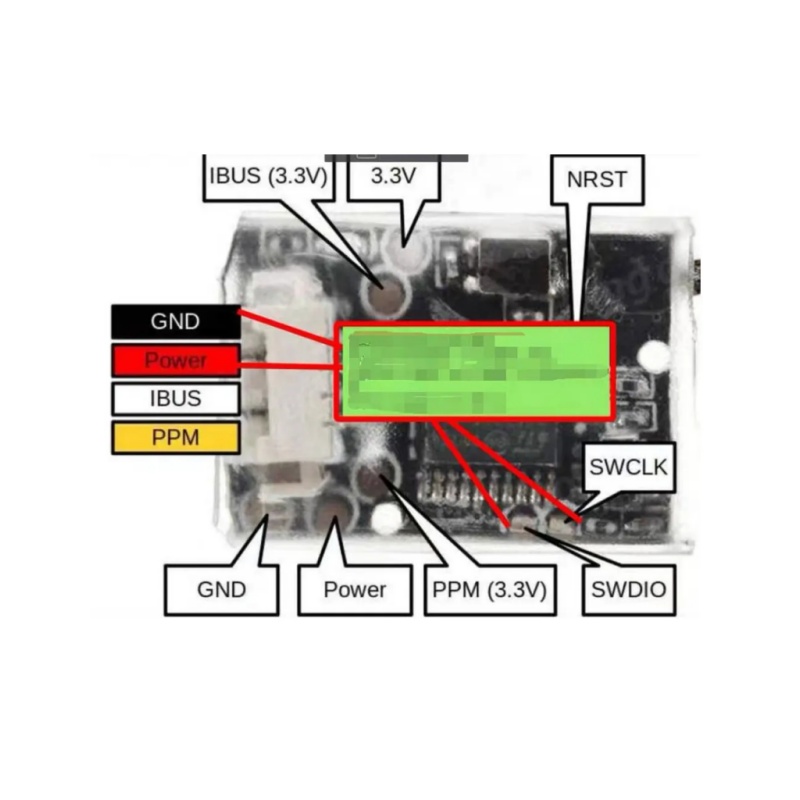 Flysky FS-8A 8CH 18CH Mini Rec - Drone Battery Plate recension och pris