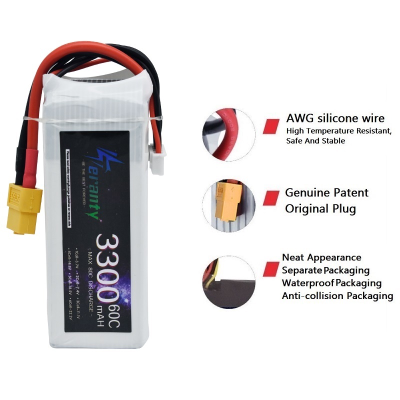 LiPo Rechargeable Battery 4S 3 - Drone Battery Connector recension och pris