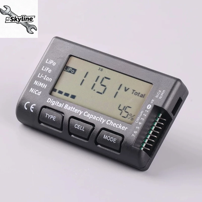 1-8S LiPo Battery Voltage Test - Drone Battery Voltage Checker recension och pris