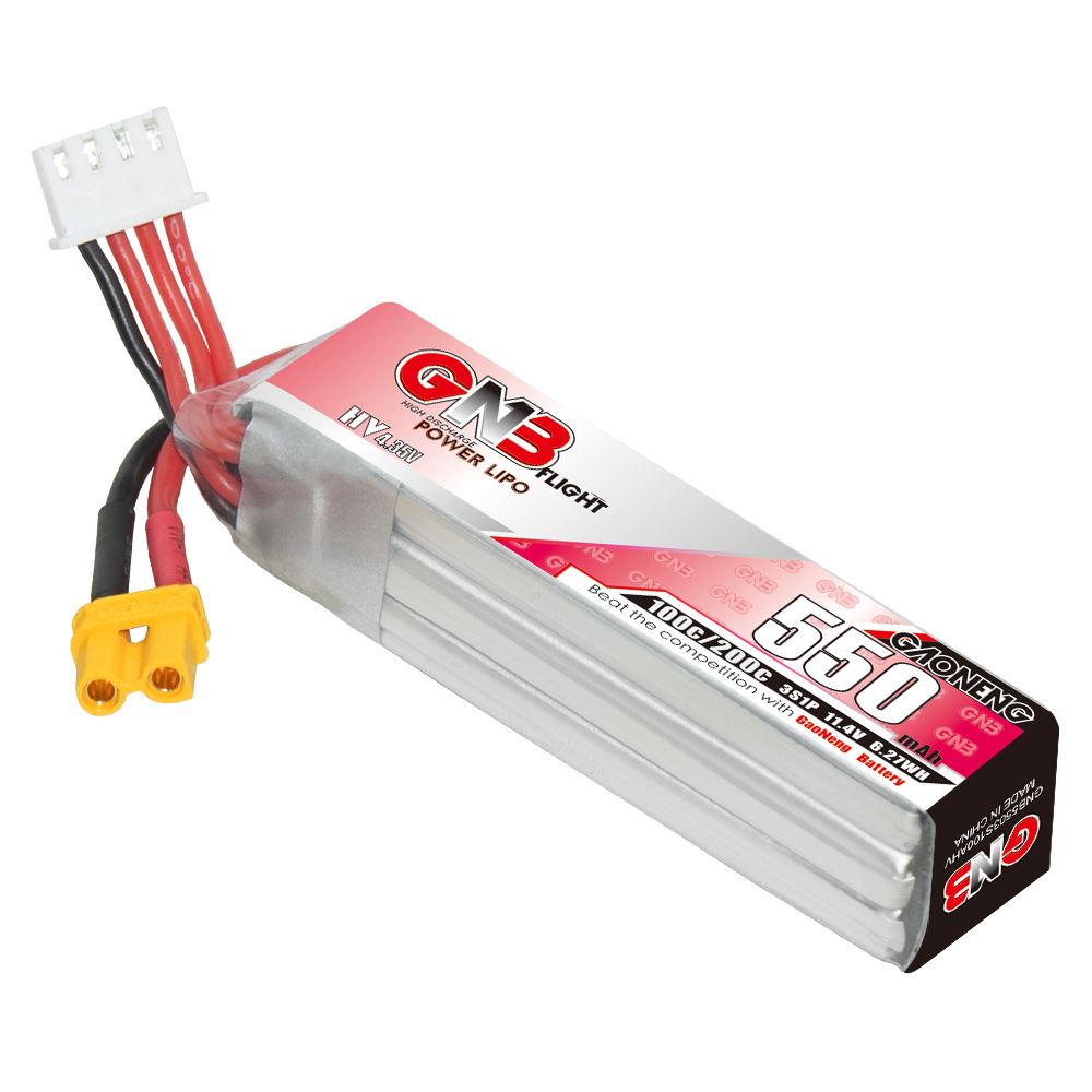 GNB HV 11.4V 550mAh 100C/200C  - Drone Battery Plate recension och pris
