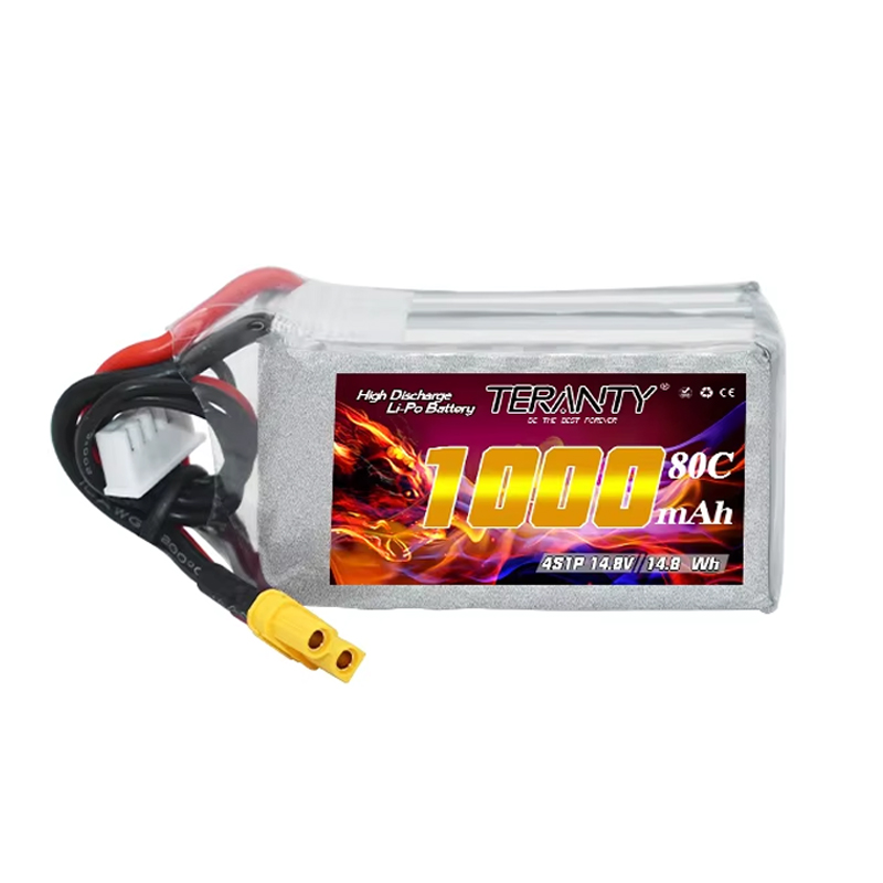 TERANTY 4S 1000mAh 14.8V 80C/1 - Drone Battery Connector recension och pris
