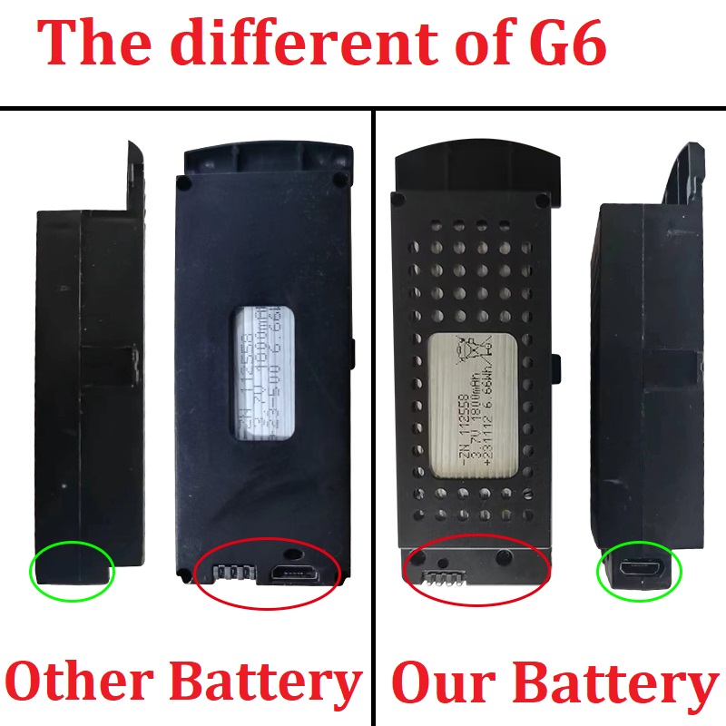 Q6 Drones Battery 3.7V 3000mAh - Drone Battery Li-Ion recension och pris