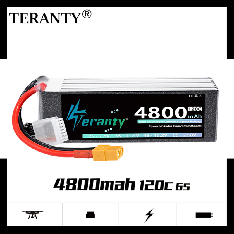 TERANTY 6S 4800mAh Lipo Batter - Drone Battery Plate recension och pris