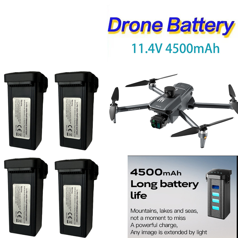 11.4V 4500mAh Intelligent Lipo - Drone Battery Li-Ion recension och pris