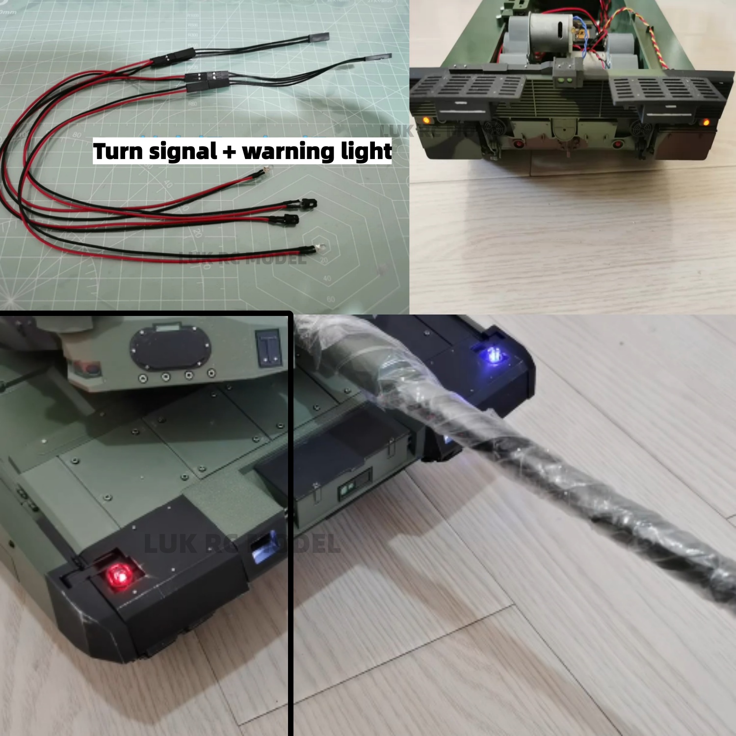 Upgraded Rear Lighting For HL  - Drone Battery Alarm recension och pris