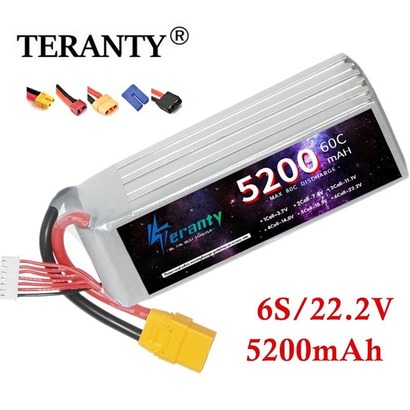 TERANTY 6S 5200mAh Lipo Batter - Drone Battery 4S recension och pris