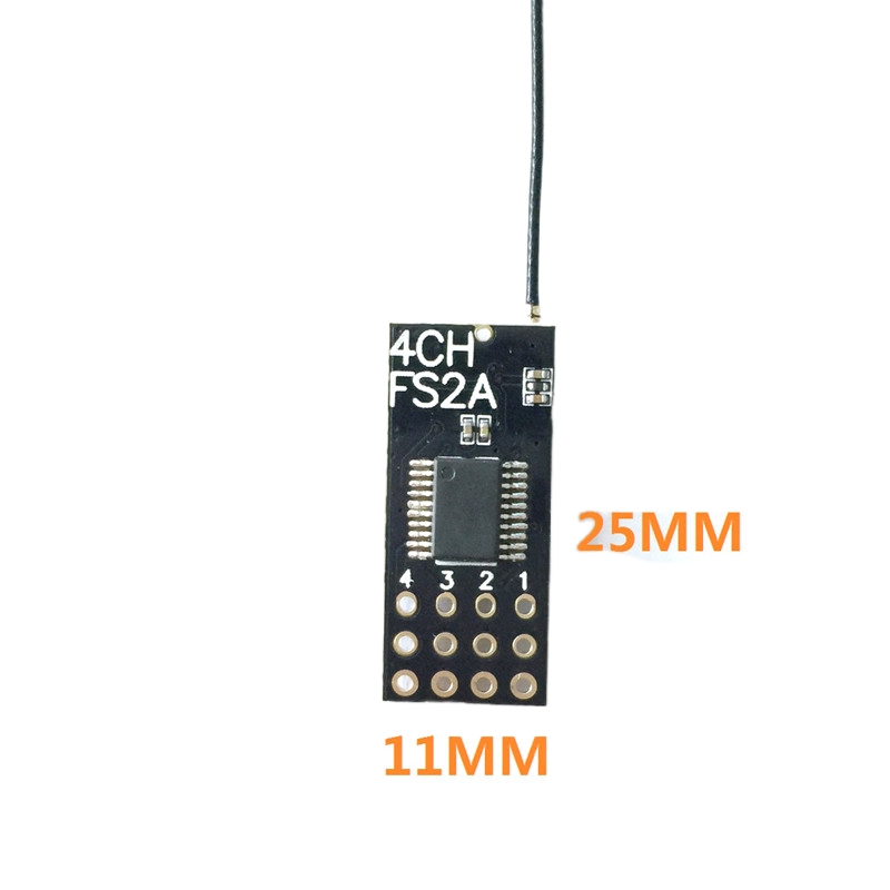 Flysky FS2A Mini Receiver 4CH  - Drone Battery Plate recension och pris