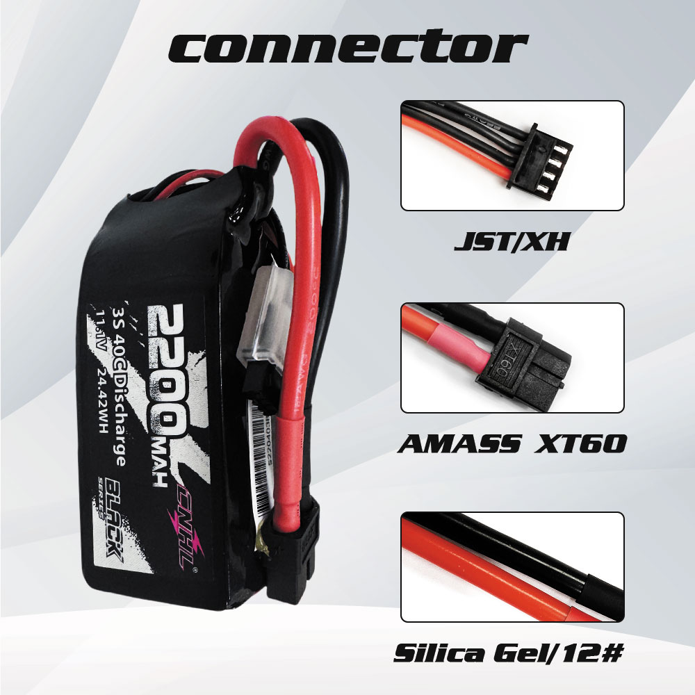 2pcs CNHL 3S Lipo Battery 40C  - Drone Battery Connector recension och pris
