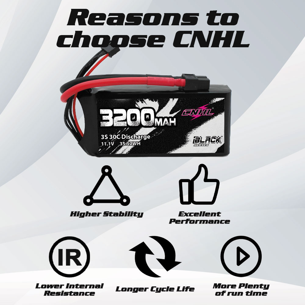 2pcs CNHL 3S Lipo Battery 40C  - Drone Battery Connector recension och pris