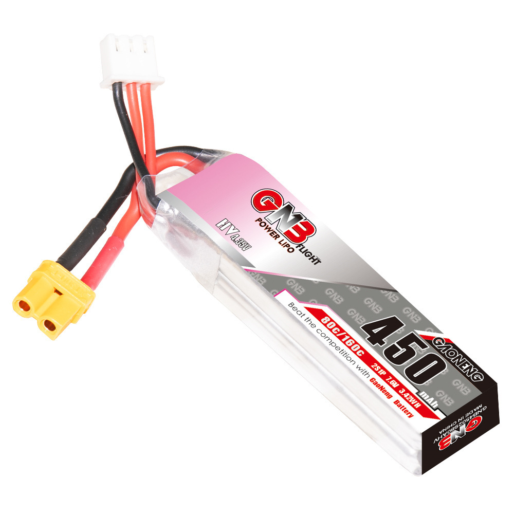 GNB LiPo Battery HV 2S 7.6V 45 - Drone Battery Plate recension och pris