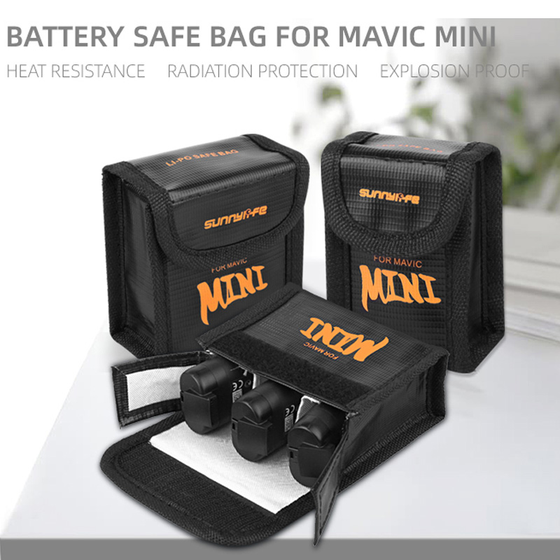 Battery Safe Bag for DJI MINI  - Drone Battery Bag recension och pris