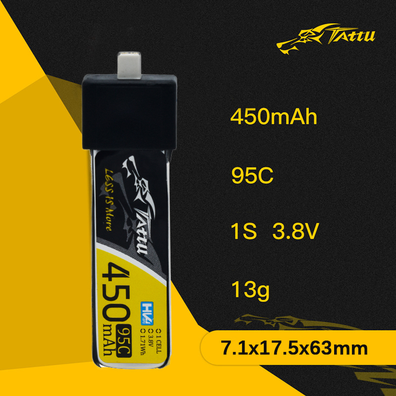 3Pcs NEW TATTU 450/500/550mAh  - Drone Battery 4S recension och pris