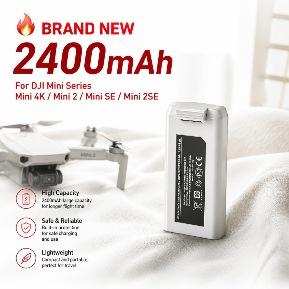 2400mAh Battery for DJI Mini 4 - Drone Battery Smart recension och pris