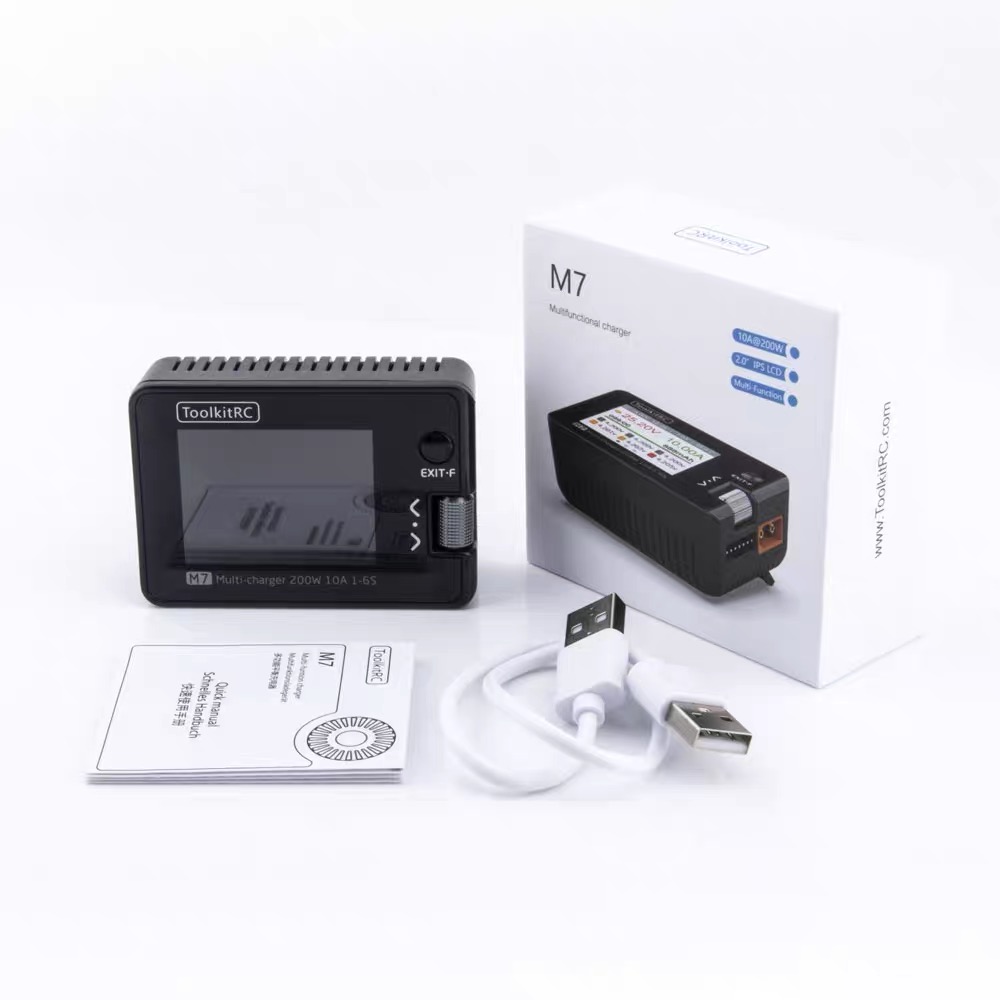 For ToolkitRC M7 200W 10A DC C - Drone Battery Voltage Checker recension och pris